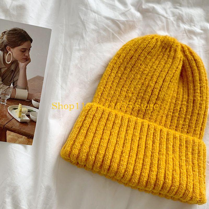 Beanie Cuffed Knit - 49MC Unisex Winter Ribbed Knitted Beanie
