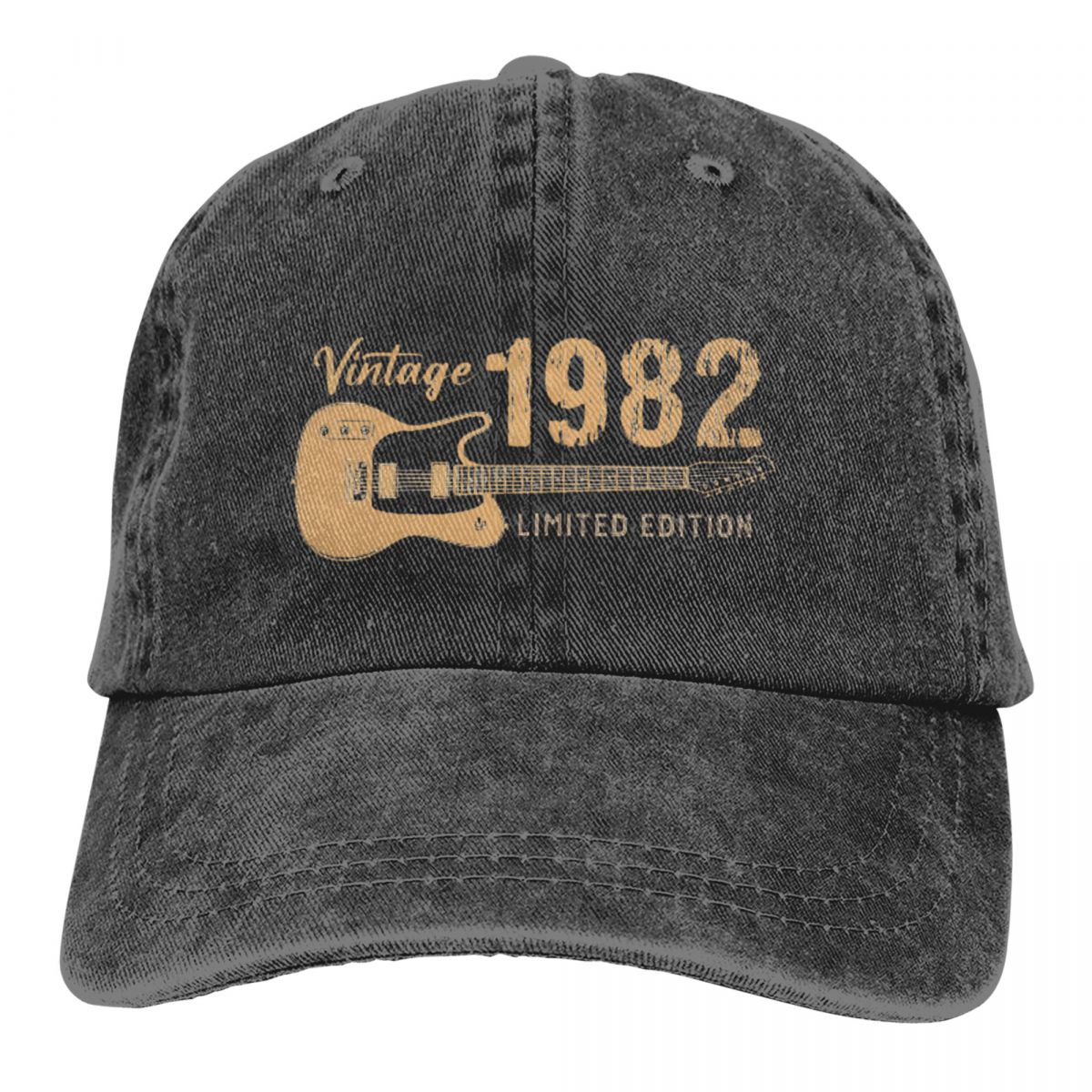Golf Cap Dad - Washed Men's Baseball Cap Guitar Trucker