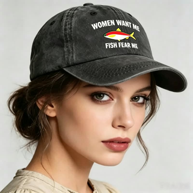 Golf Cap Dad - Printed Washed Cotton Adjustable Baseball Cap