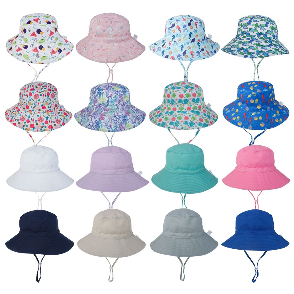 Sun Hat Wide Brim - Summer Boys Girls Neck Ear Cover