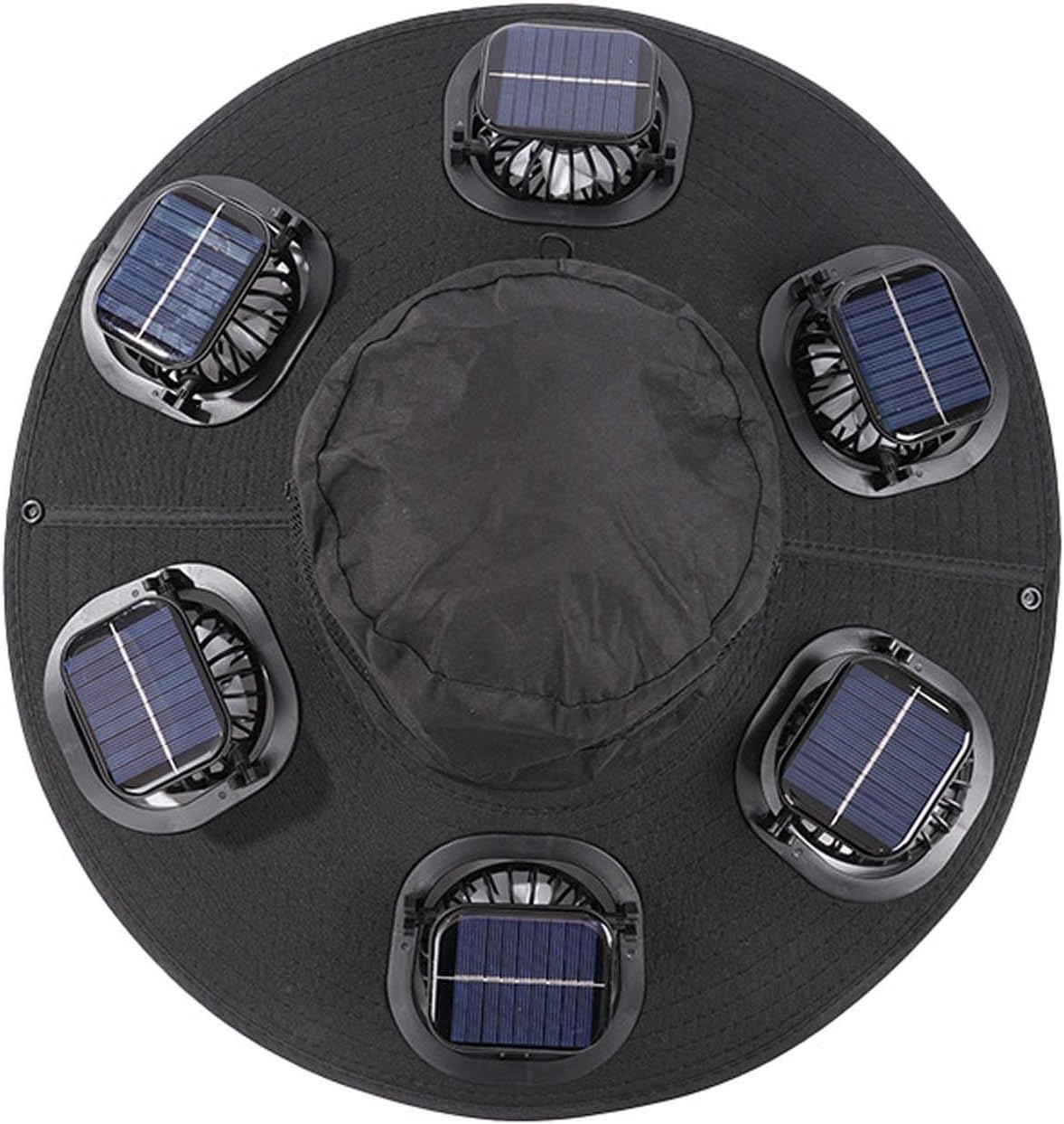 2026 Hot Summer 6 Fans Visor C - Sun Hat Wide Brim recension och pris