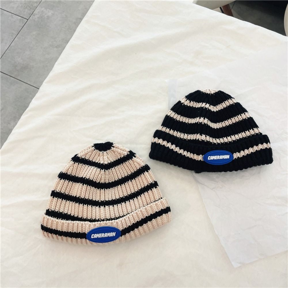Fashion Warm Children's Hats B - Beanie Cuffed Knit recension och pris