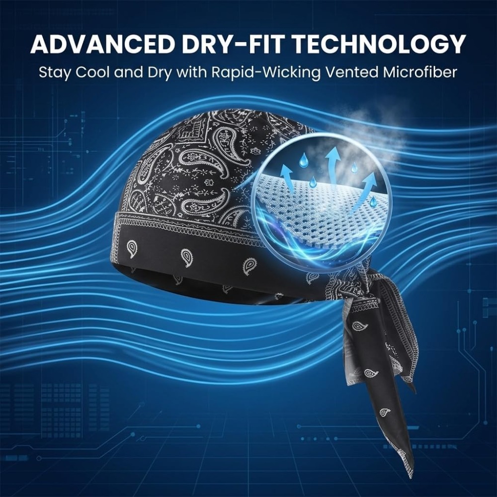 1-5pcs Cooling Skull Cap Helme - Skull Cap Helmet Liner recension och pris