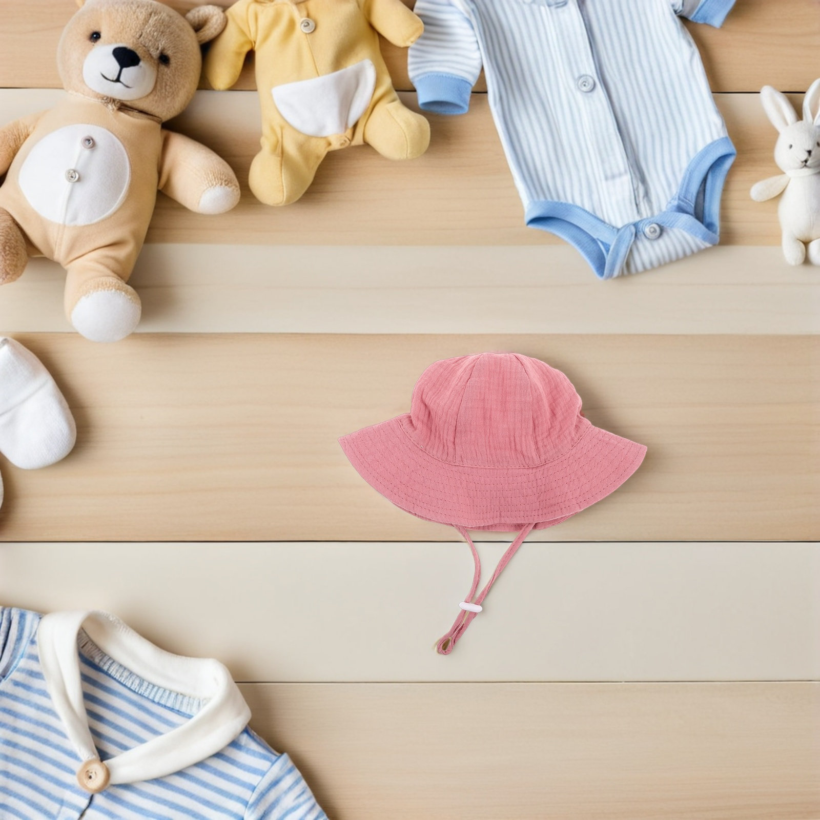 Toddler Sun Hat Cotton Bucket  - Bucket Hat Cotton recension och pris