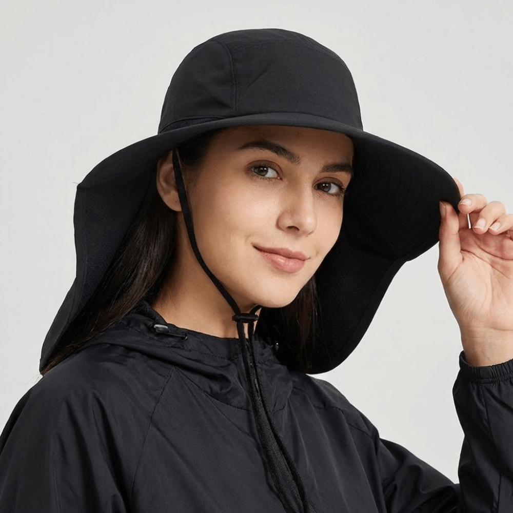 Fashion Wide Brim Outdoor Sun  - Bucket Hat Cotton recension och pris