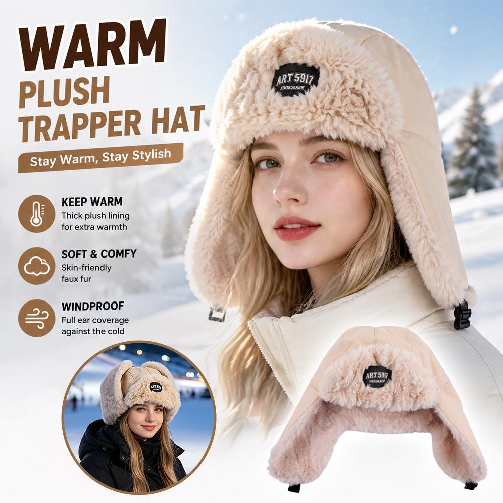 Cozy Winter Hats for Women Men - Trapper Hat Ear Flap recension och pris