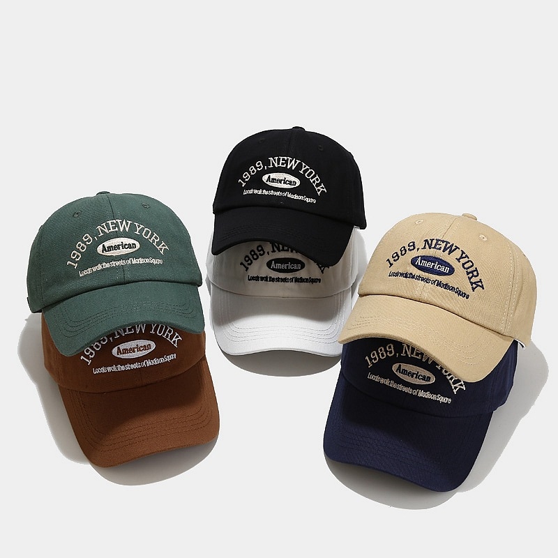 1989 New York Embroidered Base - Dad Hat Cotton recension och pris