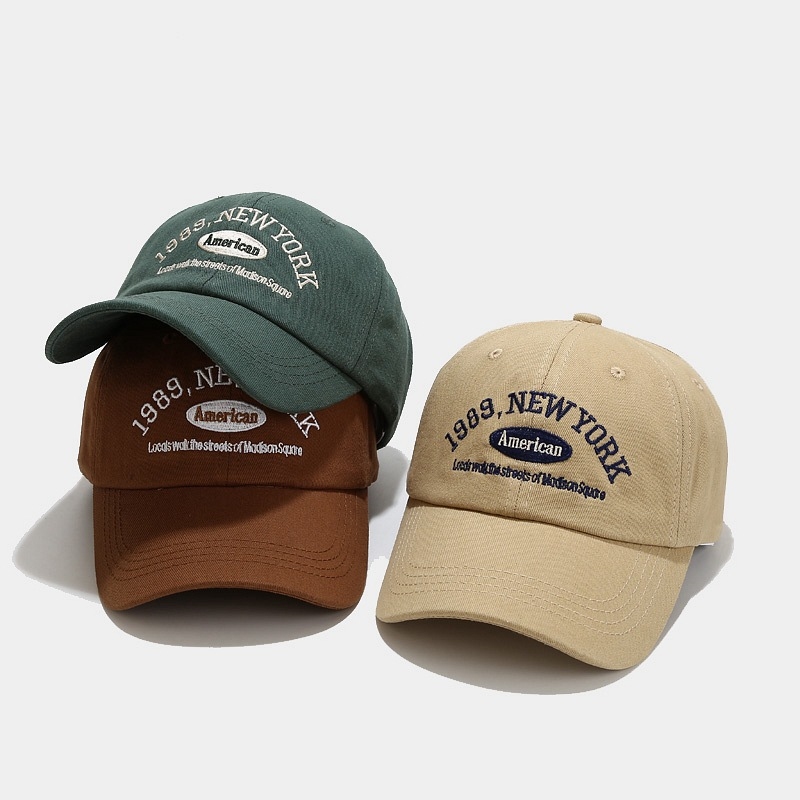 1989 New York Embroidered Base - Dad Hat Cotton recension och pris
