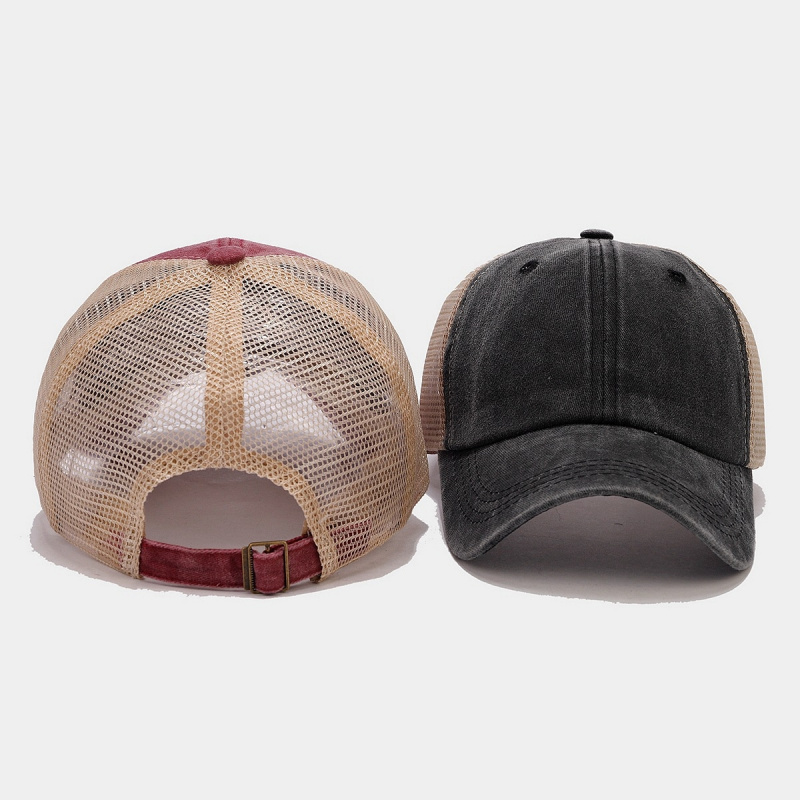 Vintage Washed Denim Mesh Back - Trucker Cap Mesh recension och pris