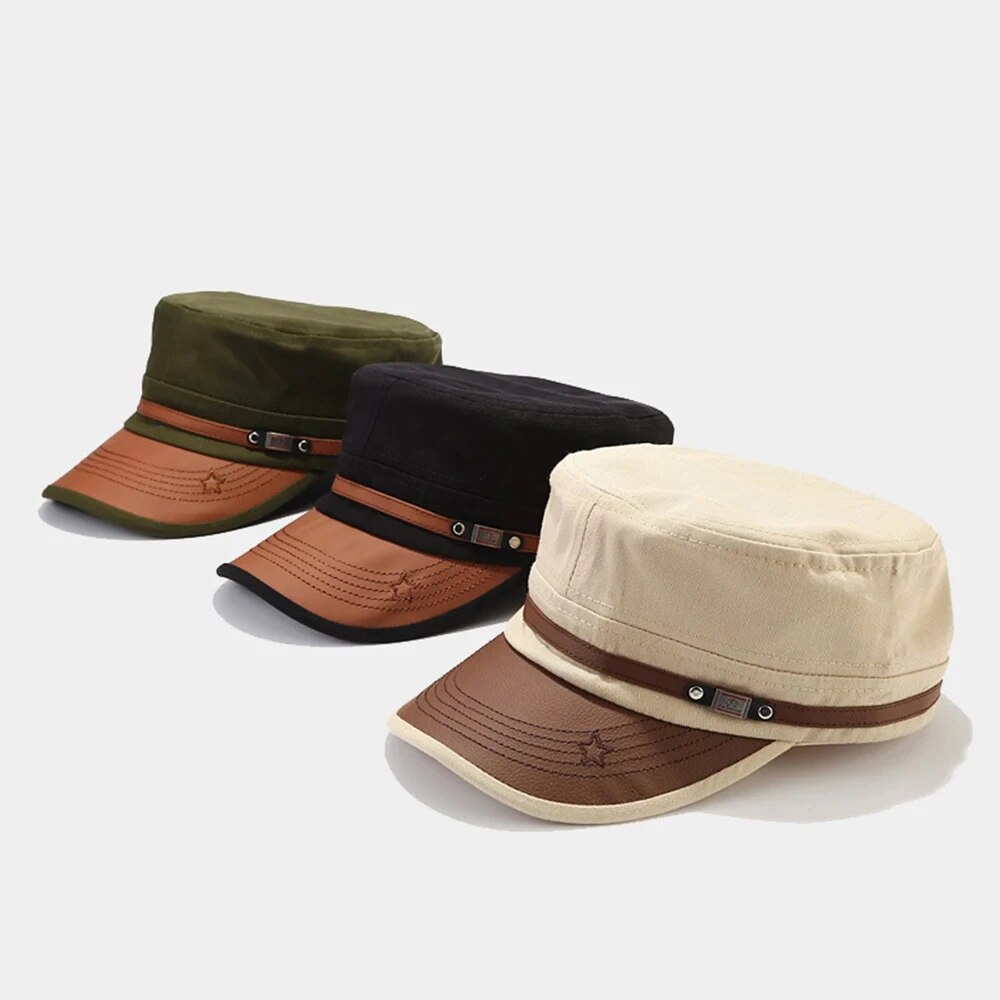 Casual Cadet Hat Man Flat Top  - Dad Hat Cotton recension och pris
