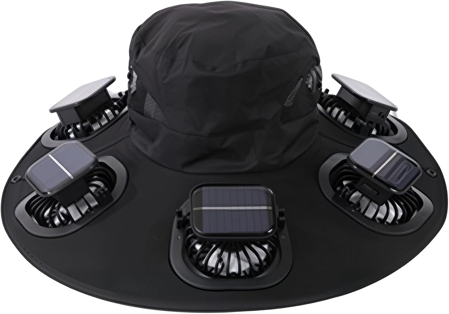 Hot 6 Fans Solar Fan Hat Breat - Visor Sun Hat recension och pris