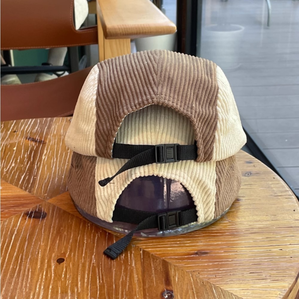 5 Panel Short Brim Cap for Men - Corduroy Cap 5 Panel recension och pris