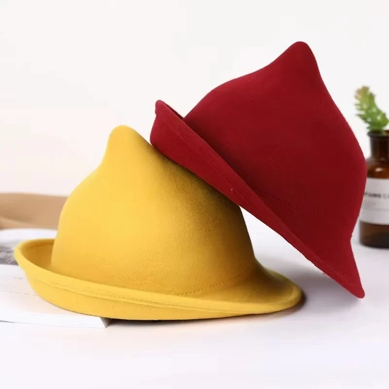 Fashionable Witch 100% Wool Po - Fedora Hat Wool recension och pris
