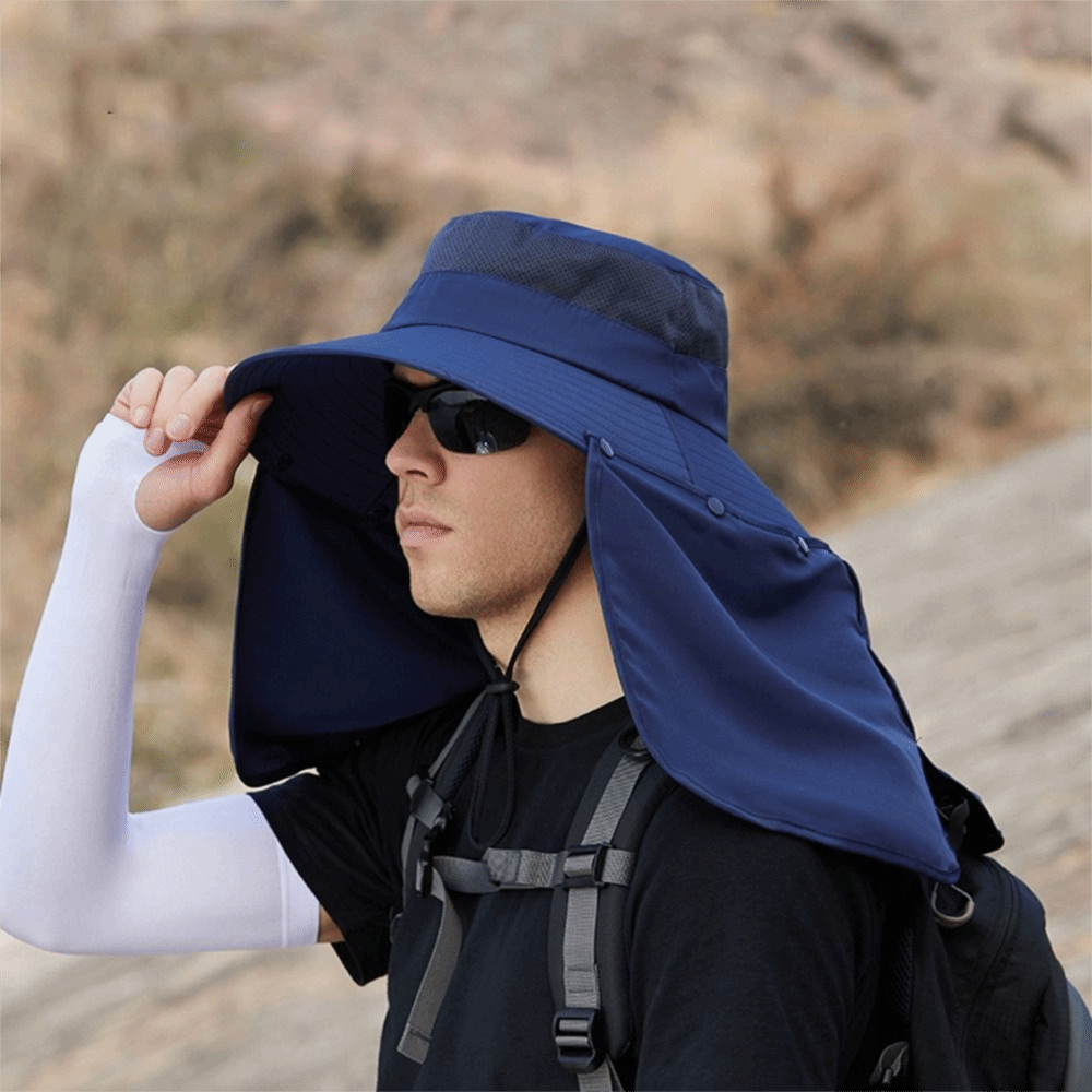 Simple Cloth Men Sun Hat Neck  - Visor Sun Hat recension och pris