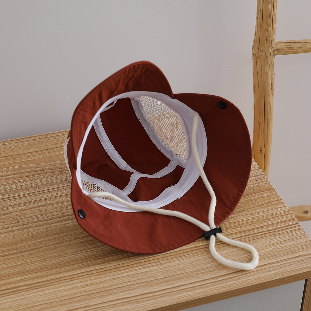 Letter Embroidered Baby Sun Ha - Bucket Hat Cotton recension och pris