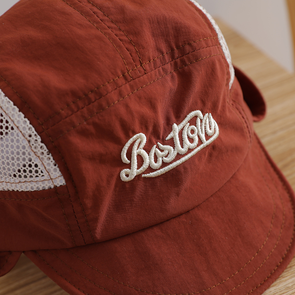 Letter Embroidered Baby Sun Ha - Bucket Hat Cotton recension och pris