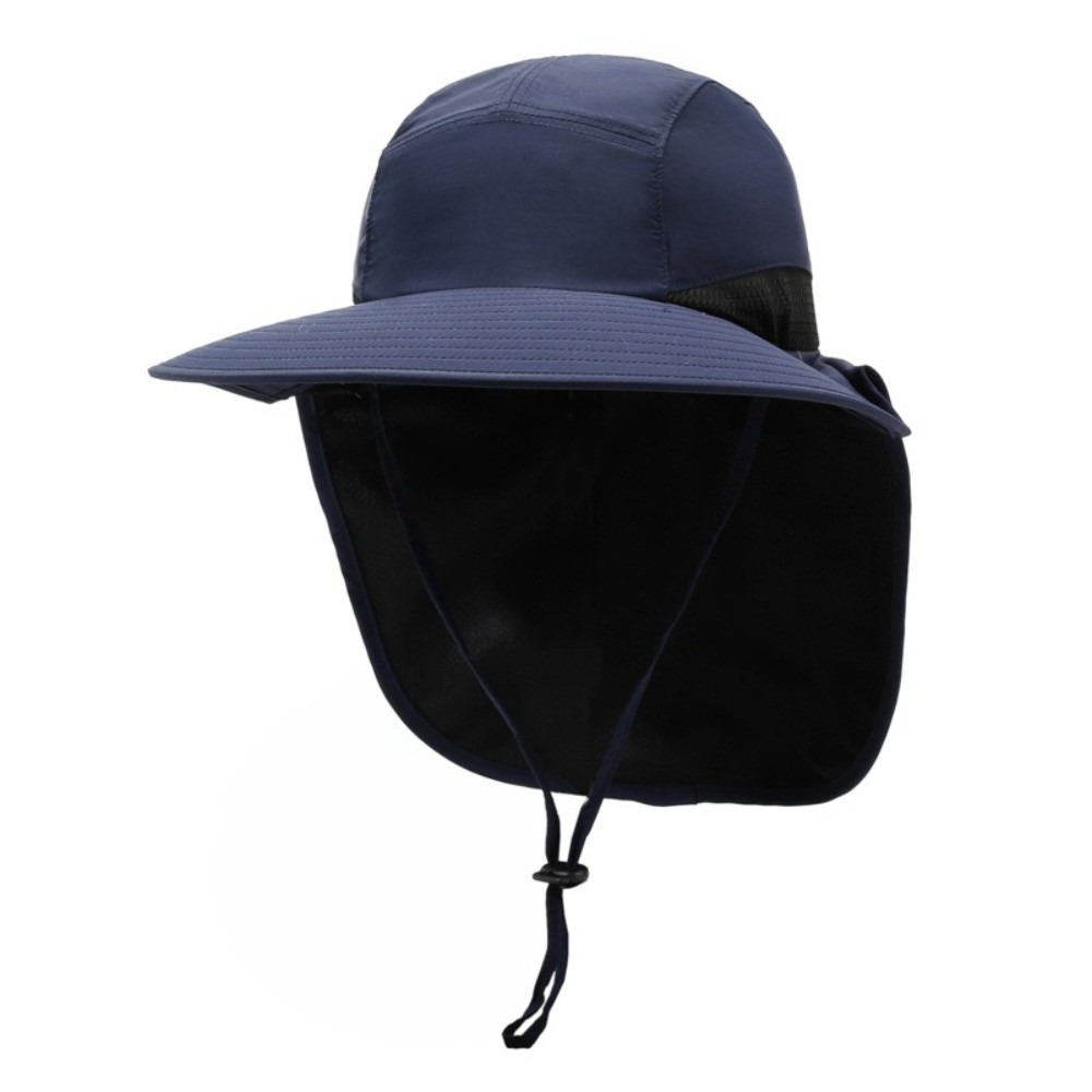 Simple Wide Brim Outdoor Sun H - Bucket Hat Cotton recension och pris