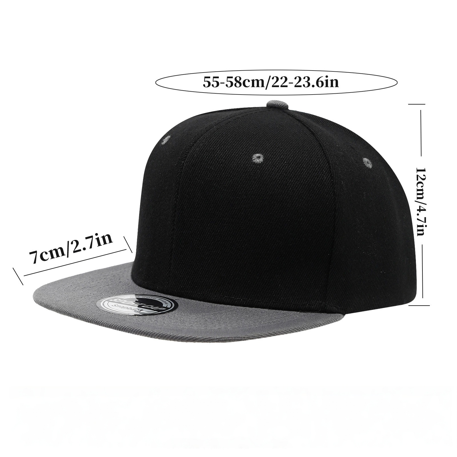 Custom Logo Snapback Caps Men  - Snapback Hat Flat recension och pris