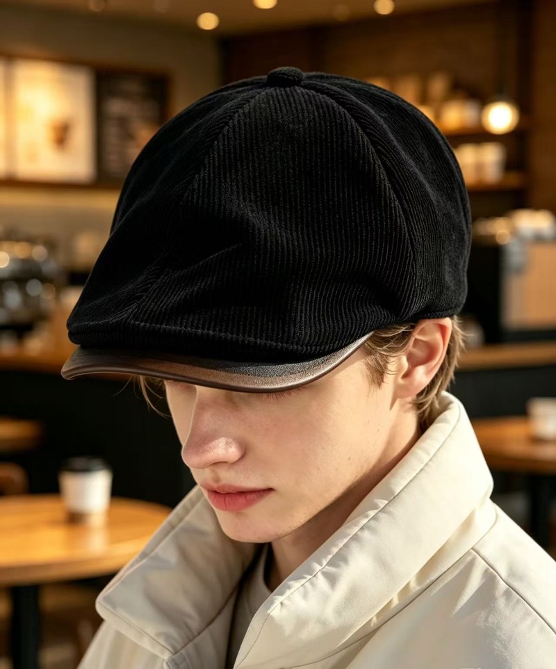 Mens Vintage Corduroy Newsboy  - Newsboy Cap Ivy recension och pris