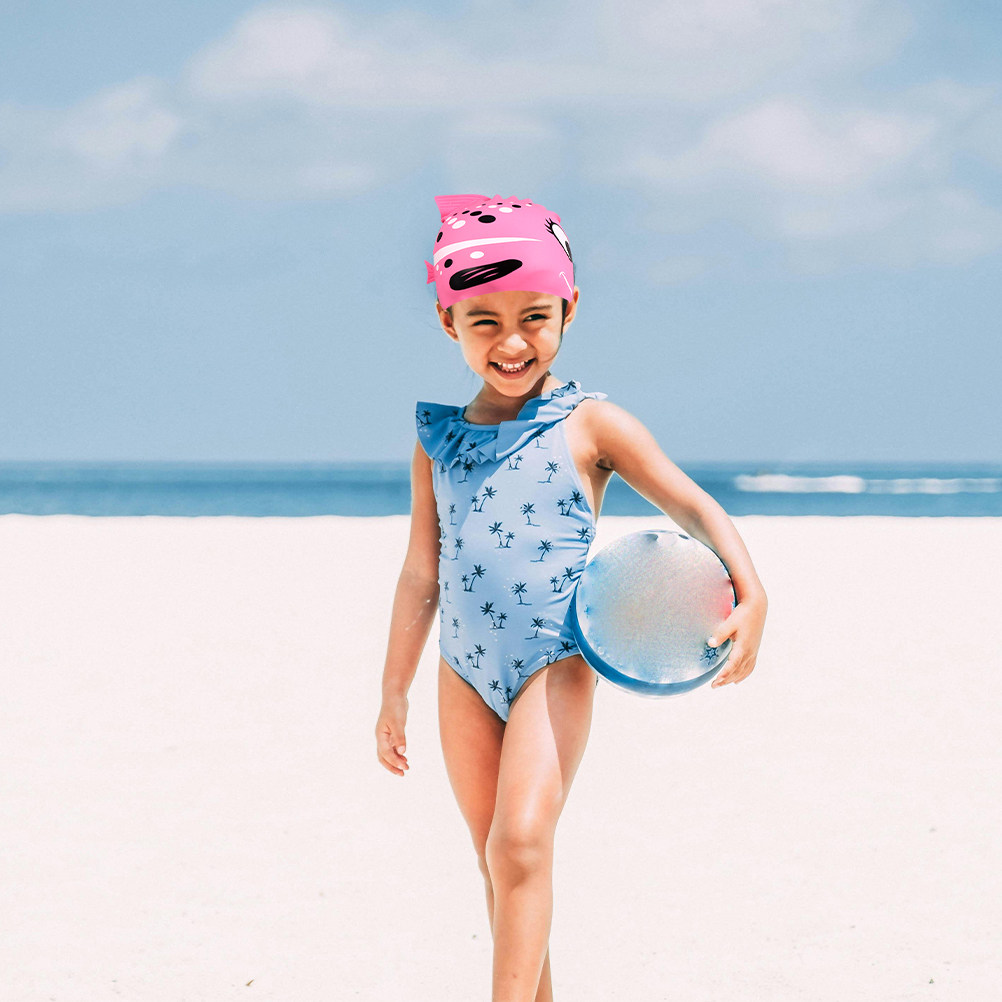 2Pcs Kids Cartoon Fish Silicon - Swim Hat Silicone recension och pris