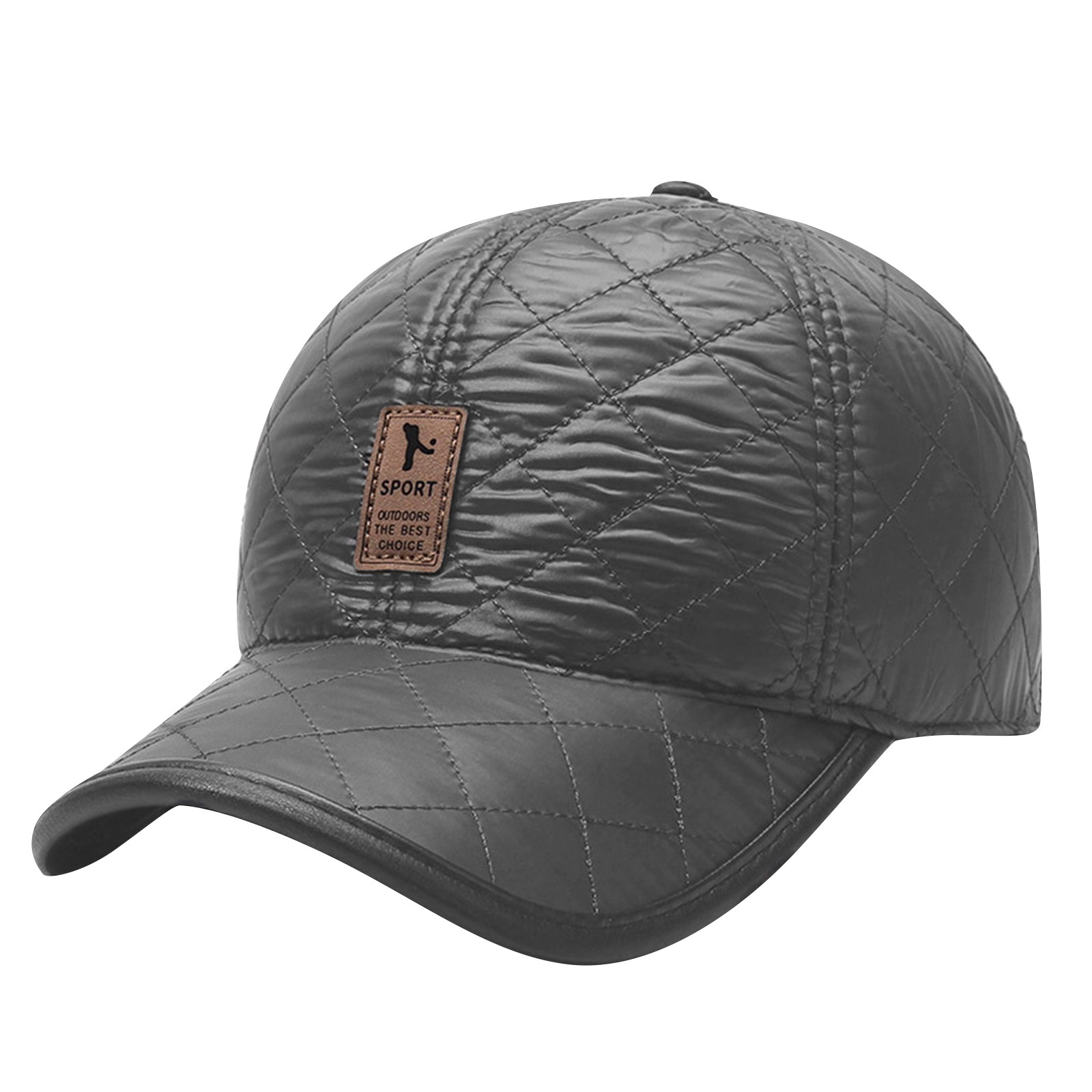 Winter Men PU Baseball Cap War - Winter Trapper Hat recension och pris