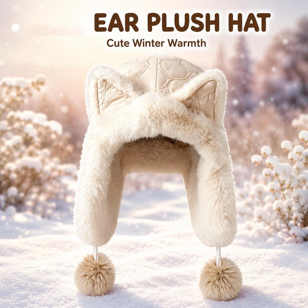 Plush Fox Ear Winter Trapper H - Winter Trapper Hat recension och pris