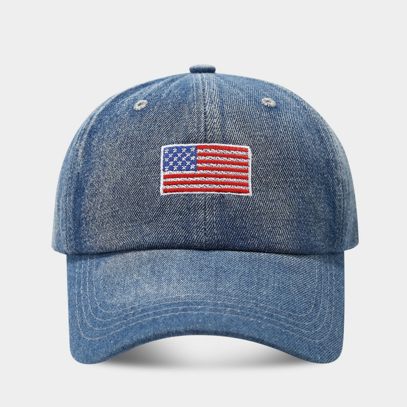 Vintage Washed Denim Baseball  - Dad Hat Cotton recension och pris