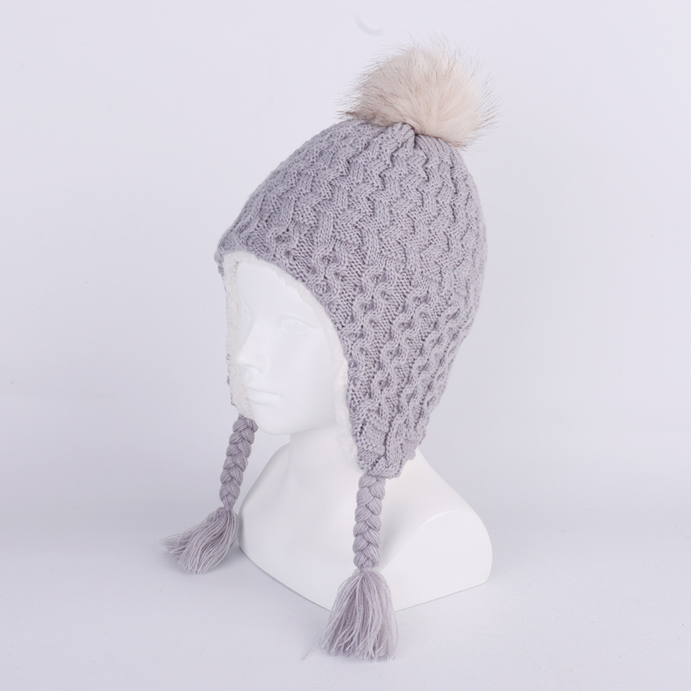Baby Winter Knit Earflap Hats  - Trapper Hat Ear Flap recension och pris