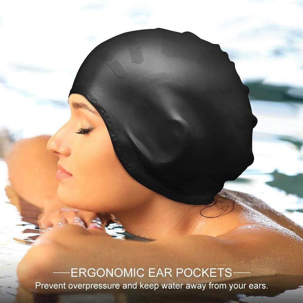 Adults High Elastic Swimming C - Swim Hat Silicone recension och pris