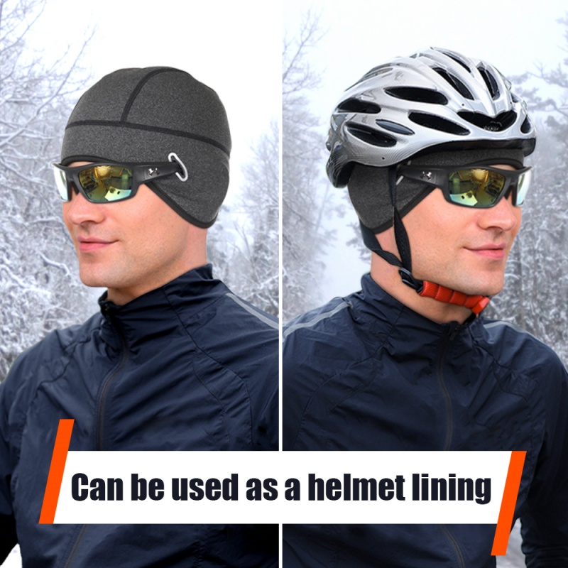 Winter Cycling Warm Cap MTB He - Skull Cap Helmet Liner recension och pris
