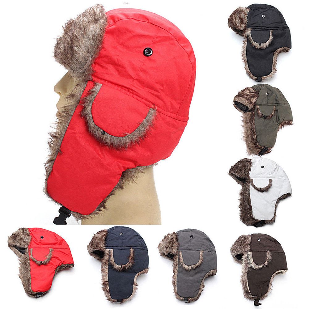 Warm Winter Fur Earflap Ski Ha - Winter Trapper Hat recension och pris