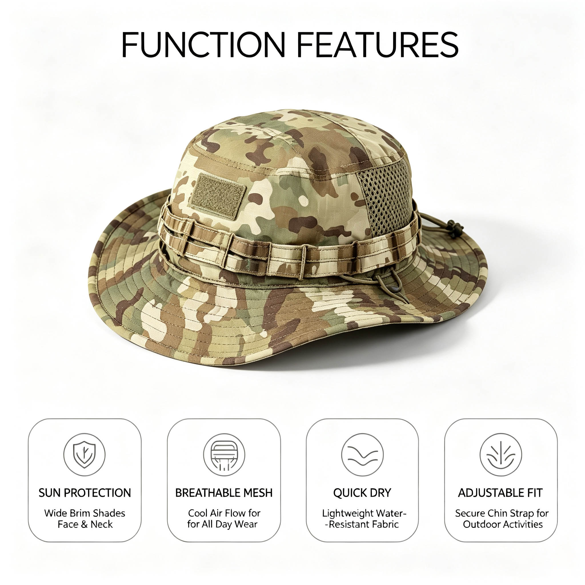 Tactical Boonie Hat for Men Su - Boonie Hat Tactical recension och pris