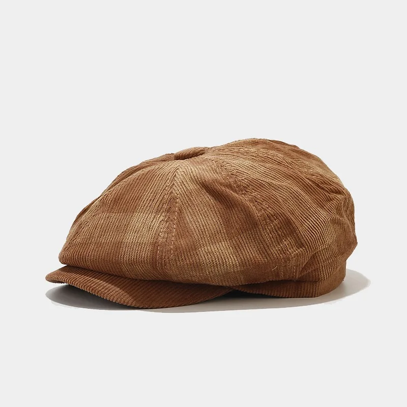 Corduroy Men Women Youth Boy G - Newsboy Cap Ivy recension och pris