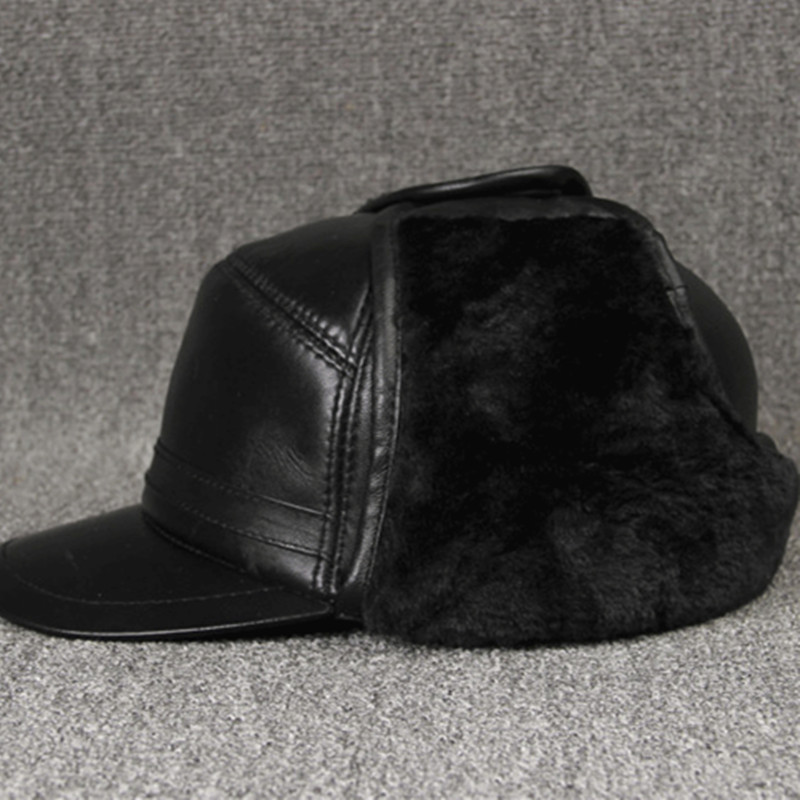 Genuine Leather caps Winter Wa - Winter Trapper Hat recension och pris