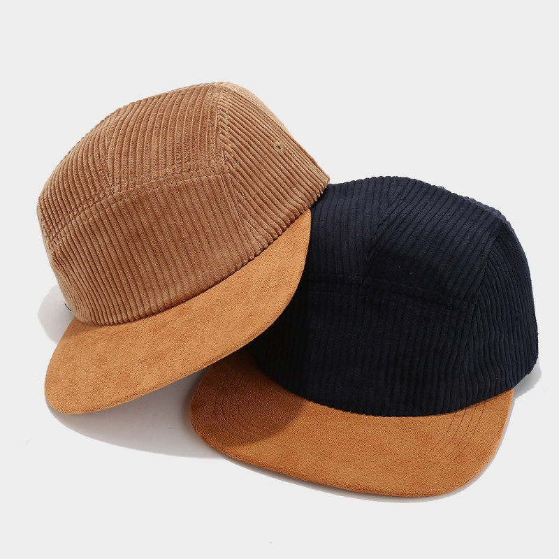 Retro Corduroy 5 Panel Cap wit - Corduroy Cap 5 Panel recension och pris