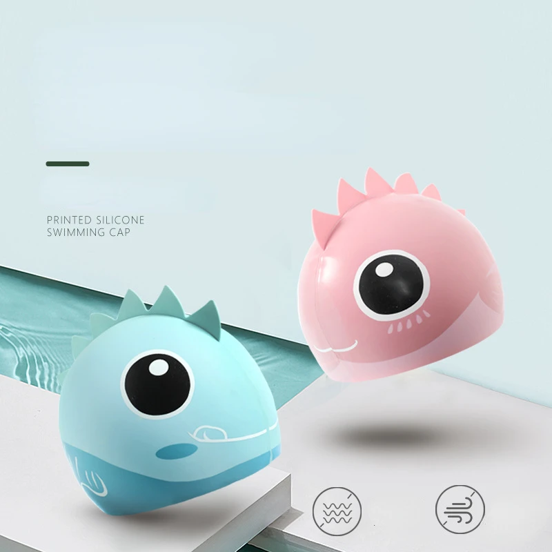 Cartoon Cute Fish Shark Silico - Swim Hat Silicone recension och pris
