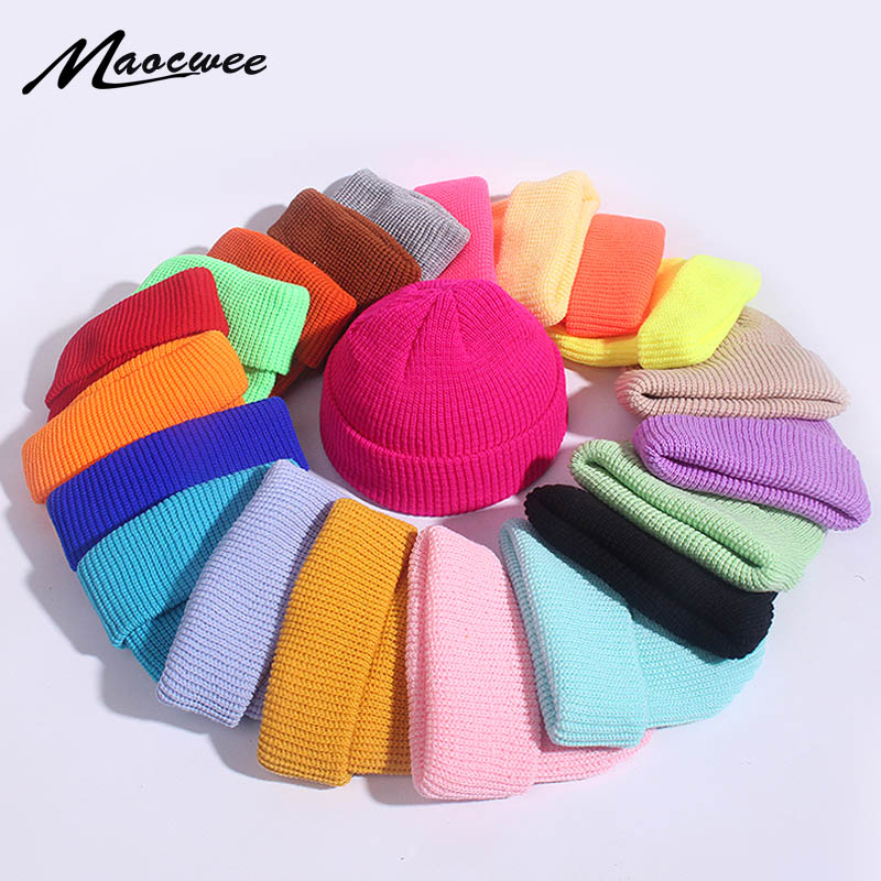 Unisex Winter Child Ribbed Kni - Beanie Cuffed Knit recension och pris