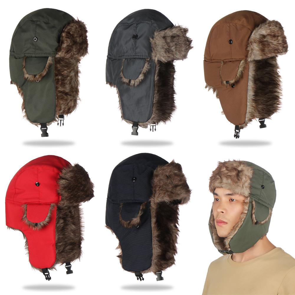 Men Women Fur Trapper Ski Hat  - Winter Trapper Hat recension och pris