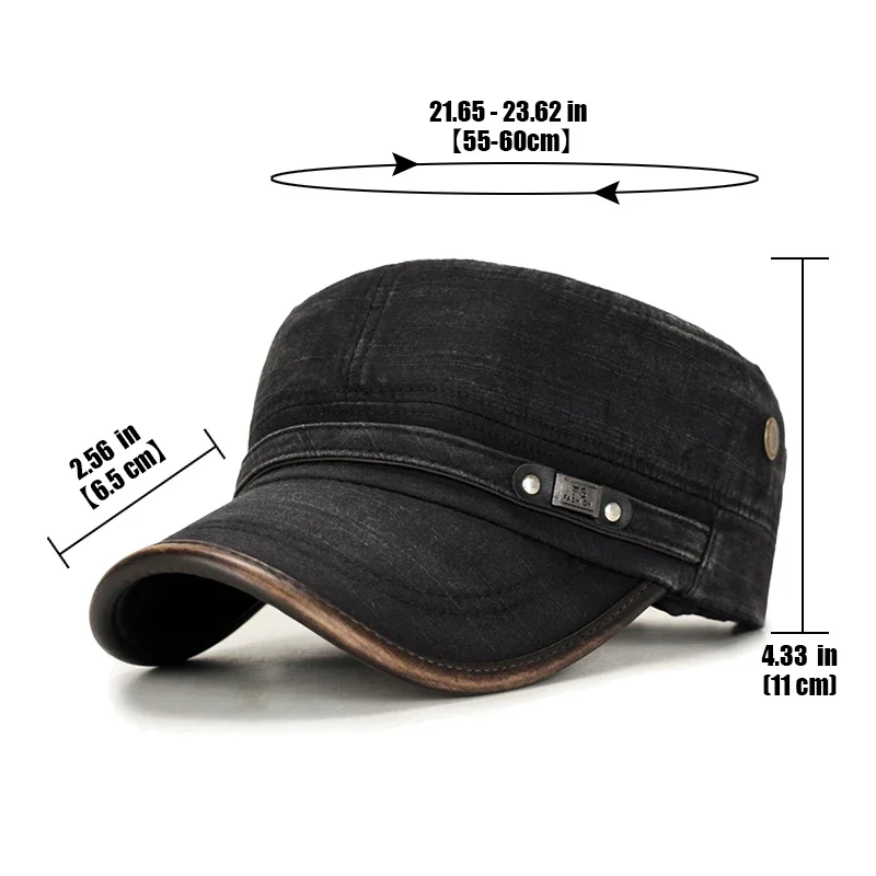 Leather Brim Washed Distressed - Dad Hat Cotton recension och pris