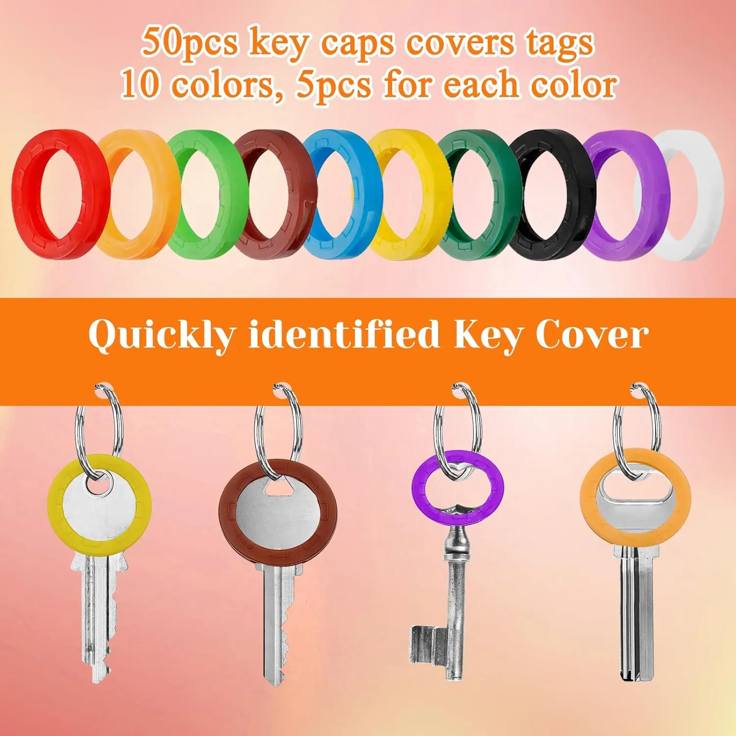 10-50Pcs Key Cap Covers Durabl - Snapback Hat Flat recension och pris