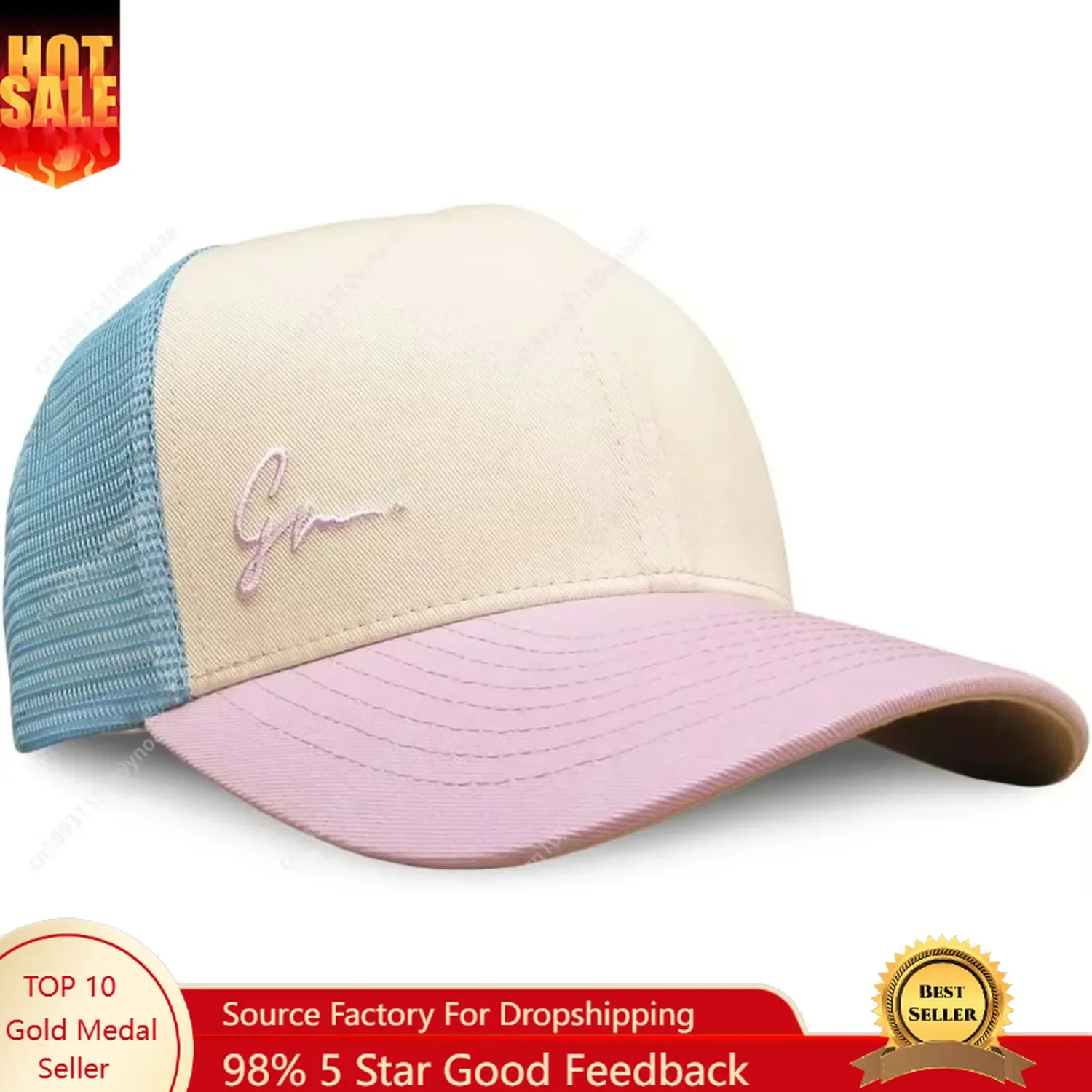 Grace Folly Beach Trucker Hat  - Dad Hat Cotton recension och pris